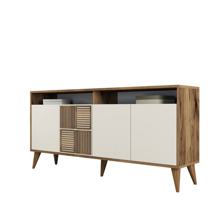 Hanah Home Milan 160 - Nogal y Crema Hanah Home Milan 160 - Nogal y Crema